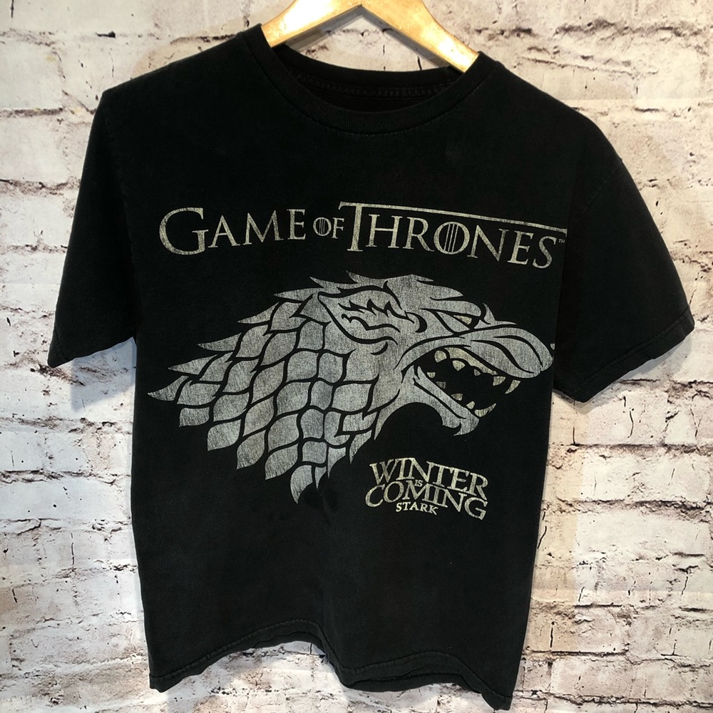 Game of Thrones T-shirt, Size M, House Stark Logo